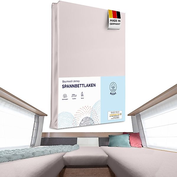 Beeke Spannbettlaken Wohnmobil, Gummizug: rundum, Made in Germany Bettlaken günstig online kaufen