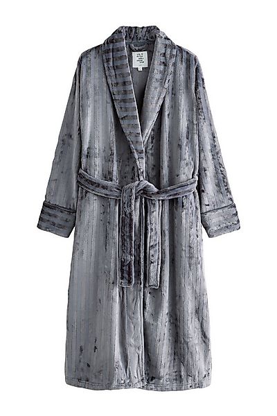 Next Damenbademantel Superweicher Morgenmantel mit tonalen Streifen, Polyes günstig online kaufen