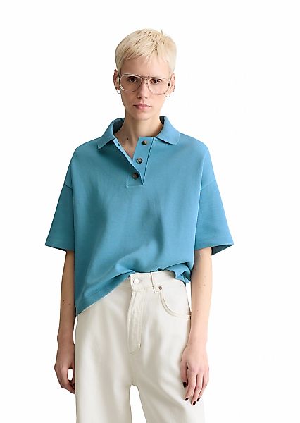Marc OPolo DENIM Poloshirt "aus weichem Rib-Jersey" günstig online kaufen