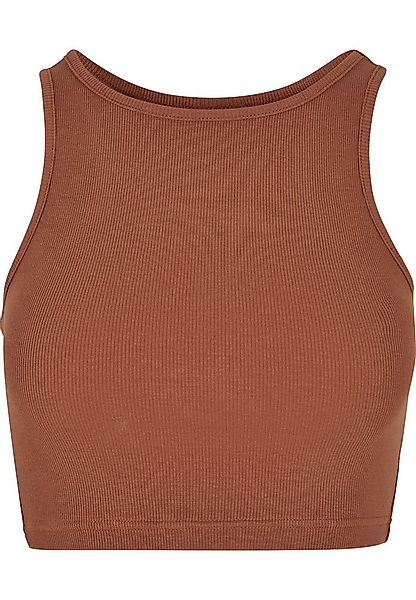 URBAN CLASSICS Tanktop Urban Classics Damen Ladies Cropped Rib Top (1-tlg) günstig online kaufen