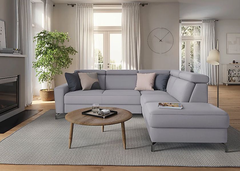 sit&more Ecksofa »Scarlett L-Form« inklusive Kopfteilverstellung, wahlweise günstig online kaufen