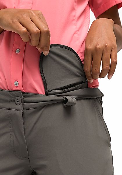 Maier Sports Funktionshose "Inara slim zip" Damen Wanderhose, zipp-off Outd günstig online kaufen