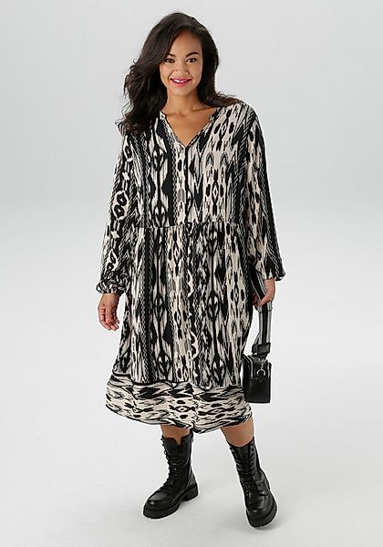 Aniston PLUS Sommerkleid im Folklore-Look günstig online kaufen