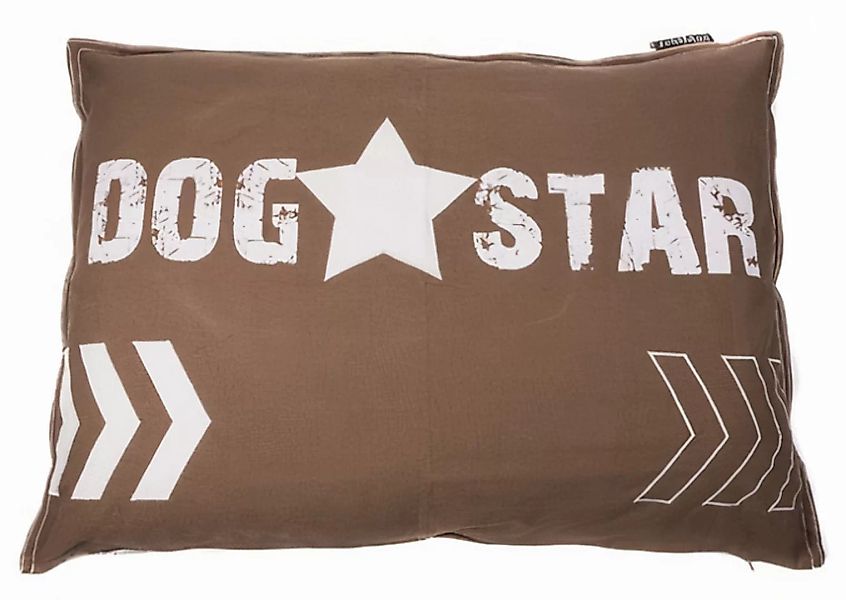 Kissenbezug Hund Dogstar 70 X 100 Cm Baumwolle Taupe günstig online kaufen