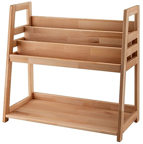 Wohnglücklich Kinderregal Montessori, Ablage unten und Bücherregal oben, Ma günstig online kaufen