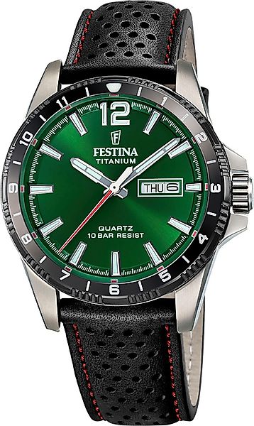 Festina Quarzuhr Calendario Titanium F20699/3, Armbanduhr, günstig online kaufen