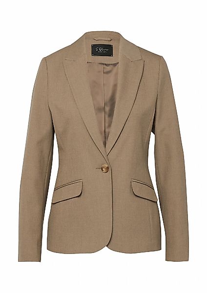 s.Oliver BLACK LABEL Jackenblazer mit 1-Knopf-Verschluss günstig online kaufen