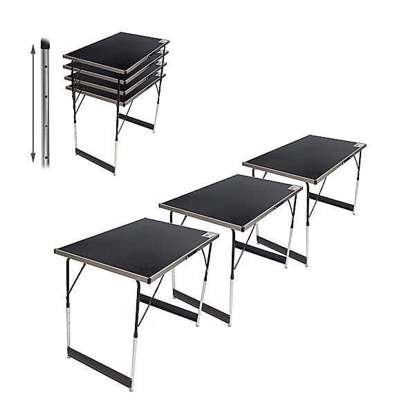 TRUTZHOLM Klapptisch Multifunktionstisch Flohmarkttisch 3er Set günstig online kaufen