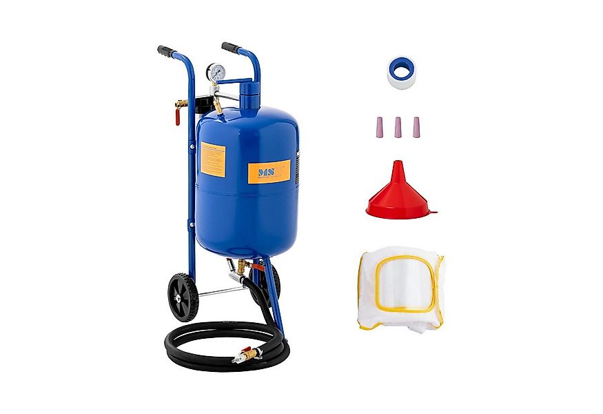 MSW Sandstrahler Druckluft Sandstrahlgerät mobil Sandstrahlanlage 40 L, max günstig online kaufen
