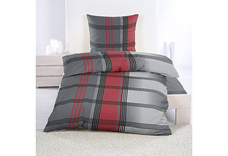 Casa Colori Bettwäsche Biber Bettwäsche 135x200 cm mit Reißverschluss – Pre günstig online kaufen