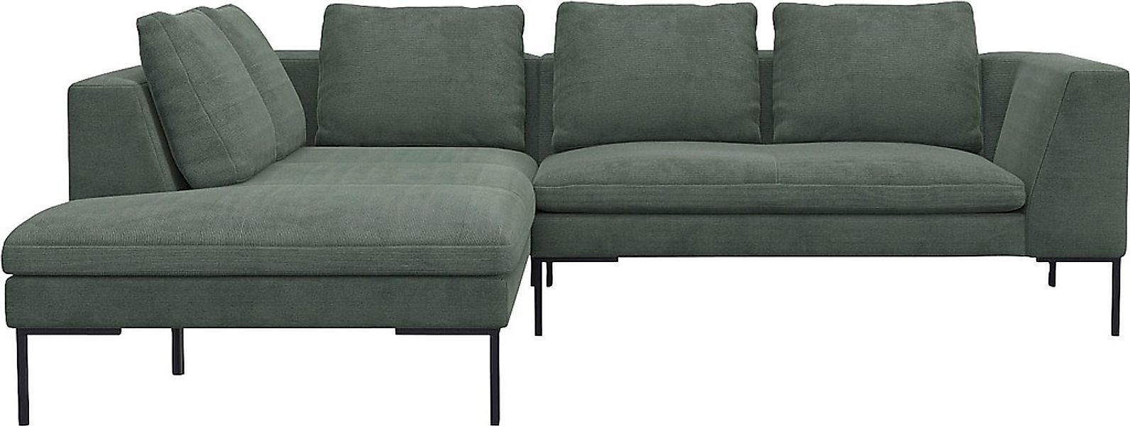 FLEXLUX Ecksofa "Loano, superbequemer Sitzkomfort durch Kaltschaum im Sitz, günstig online kaufen