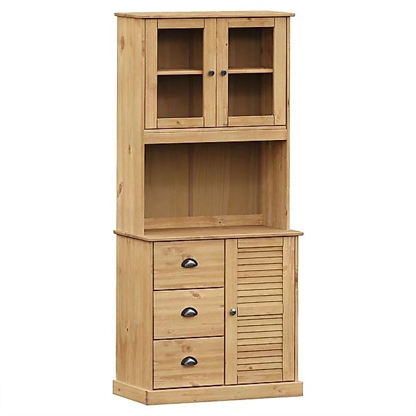 vidaXL Highboard VIGO 78x40x175 cm Massivholz Kiefer 3188304 günstig online kaufen