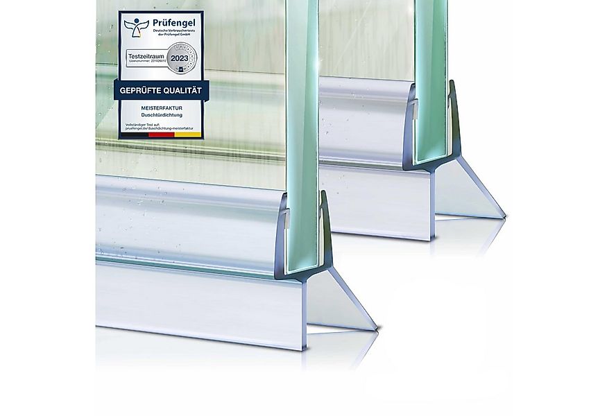 Meisterfaktur Duschdichtung 2x - Verlängerter Wasserabweiser - Ideale Dicht günstig online kaufen