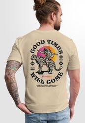 Neverless Print-Shirt Herren T-Shirt Backprint Rücken-Aufdruck günstig online kaufen