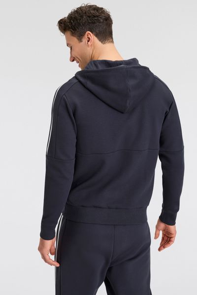 BOSS GREEN Kapuzensweatjacke "Saggynos" mit Kontraststreifen günstig online kaufen