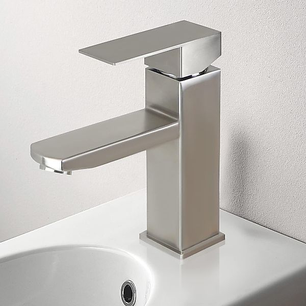 ZMH Waschtischarmatur Wasserhahn bad Hochdruck Edelstahl günstig online kaufen
