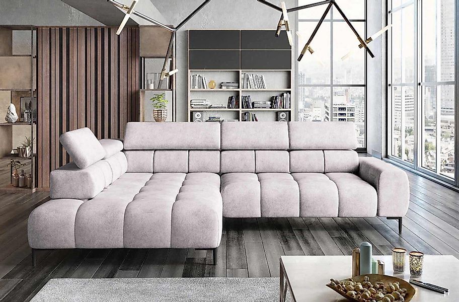 WOHNKLUSIV Ecksofa Ecksofa Venezia mit elektrischer günstig online kaufen