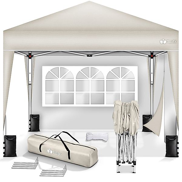 tillvex Faltpavillon tillvex® Pavillon 3x3m Wasserdicht günstig online kaufen