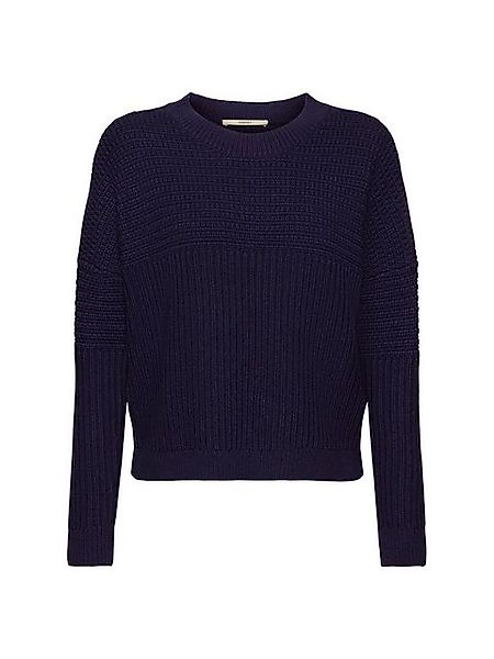 Esprit Rundhalspullover Pullover aus Grobstrick günstig online kaufen