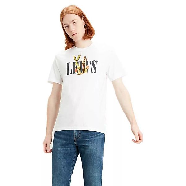 Levi´s ® Graphic Crew Neck Kurzarm T-shirt S Serif White günstig online kaufen