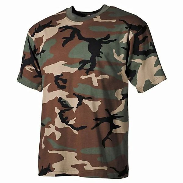 MFH T-Shirt Outdoor T-Shirt, halbarm, woodland, 170 g/m² 4XL günstig online kaufen