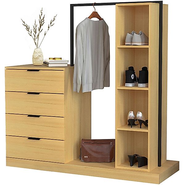 WAOHO Kleiderständer Kleiderständer mit Schubladenkommode, Kommode, günstig online kaufen