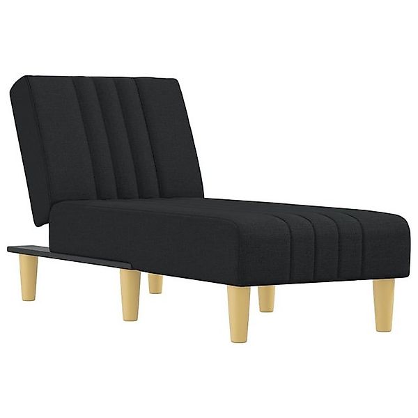 vidaXL Chaiselongue Chaiselongue Dunkelgrau Stoff, 1 Teile günstig online kaufen