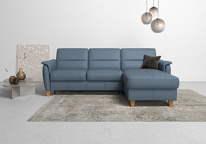 Home affaire Ecksofa "Palmera L-Form, B: 244 cm" optional Bettfunktion & Be günstig online kaufen
