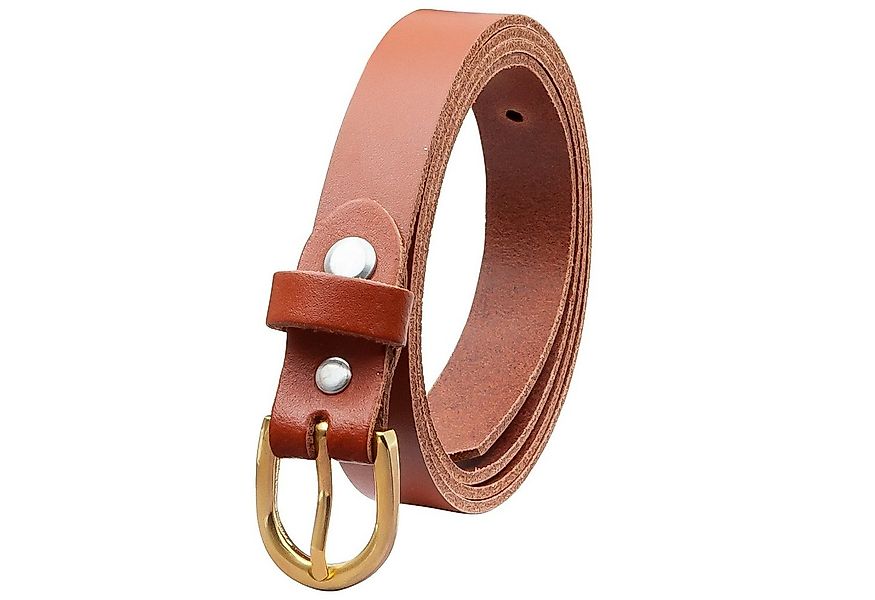 COLOGNEBELT Ledergürtel OM110-SL-Cognac MADE IN GERMANY, Cognac Kürzbar, 10 günstig online kaufen
