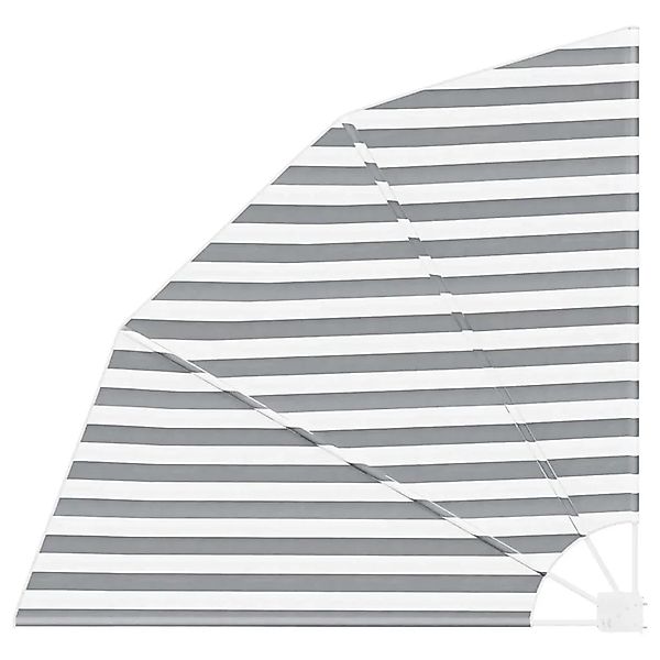 vidaXL Balkon Sichtschutz Anthrazit und Weiß 160 x 160 cm Polyester 4200092 günstig online kaufen