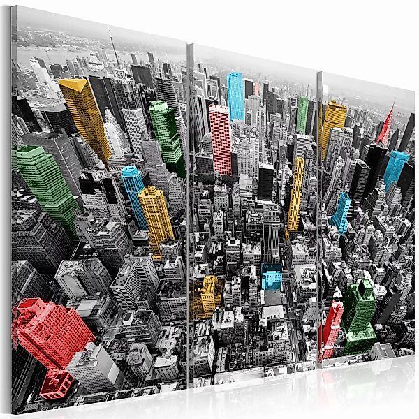 Wandbild - New York in CMYK-Tönen günstig online kaufen
