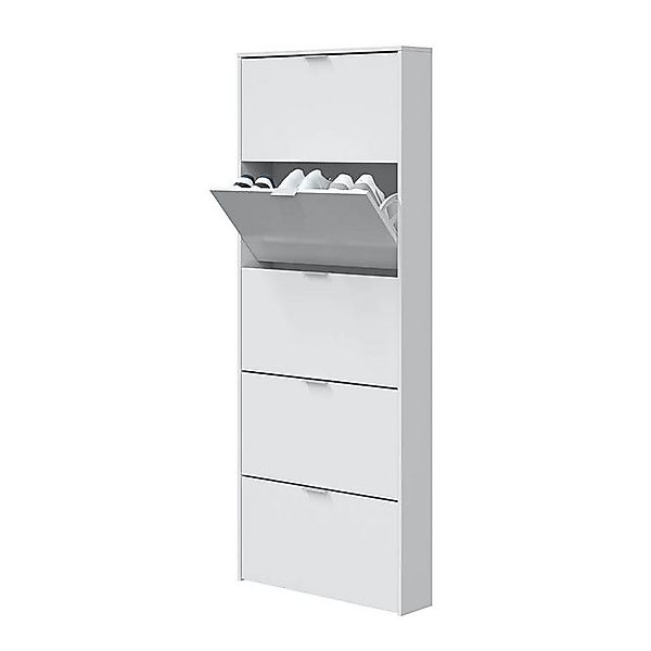 freiraum Schuhkipper Shoe Cabinet, in weiß glänzend - 70x180x17 (BxHxT) günstig online kaufen