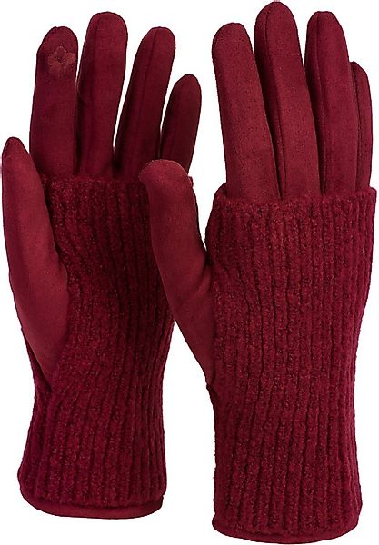 styleBREAKER Strickhandschuhe Touchscreen Stoff Handschuhe mit günstig online kaufen