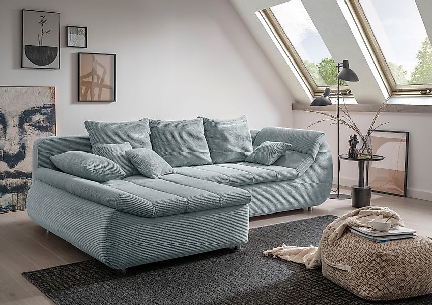 INOSIGN Ecksofa Imola elegant und bequem, günstig online kaufen