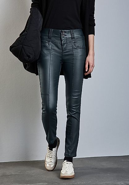 STREET ONE Röhrenhose, softer Materialmix günstig online kaufen