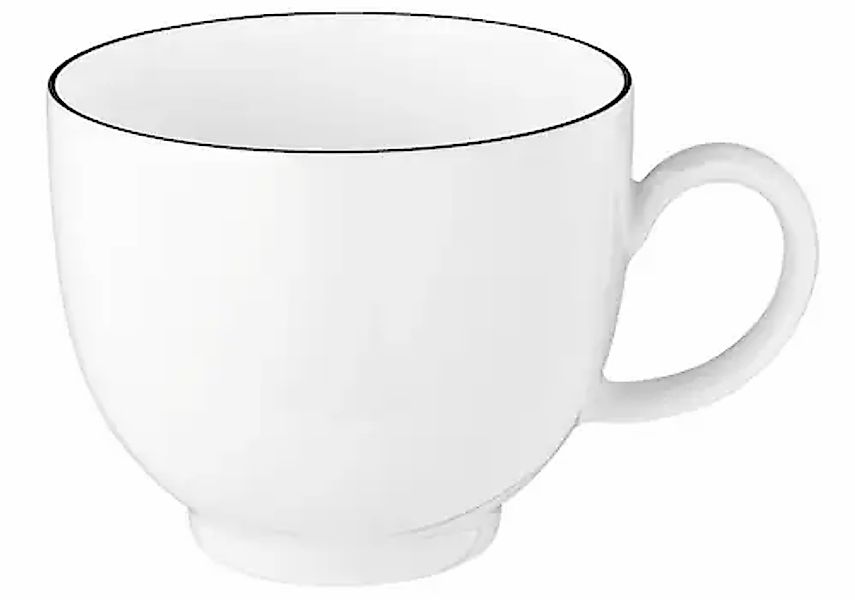 Seltmann Weiden Tasse »Lido Black Line« Kaffeeobertasse 0,22 l günstig online kaufen