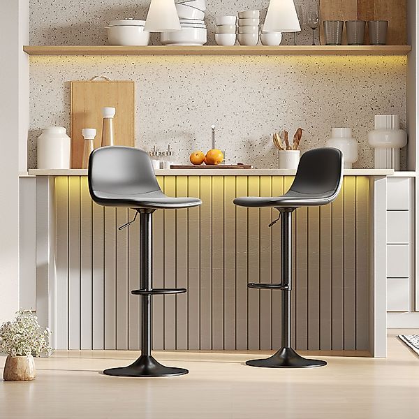 HOMCOM Barhocker Höhenverstellbar Drehbar Barstuhl mit günstig online kaufen