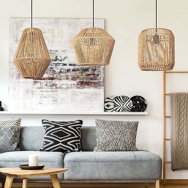 Paco Home Pendelleuchte Pinto, ohne Leuchtmittel, günstig online kaufen