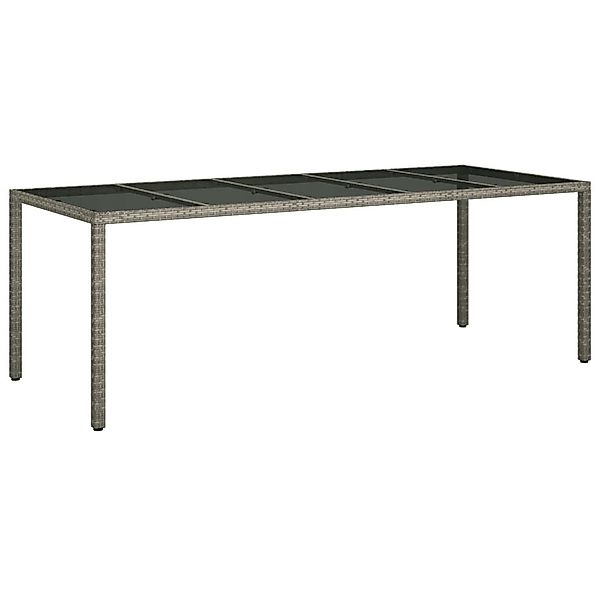 vidaXL Gartentisch Gartentisch Grau 250x100x75 cm günstig online kaufen