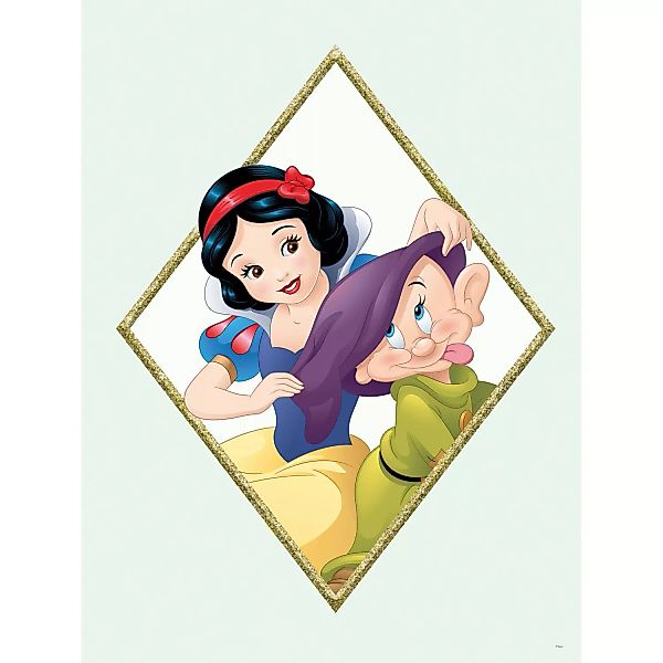 Komar Wandbild Snow White & Dopey 30 x 40 cm günstig online kaufen
