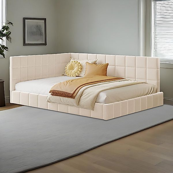 REDOM Polsterbett Schlafsofa Multifunktionsbett, Funktionsbett Stauraumbett günstig online kaufen