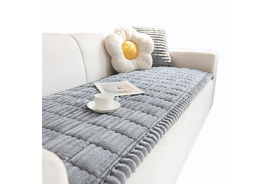 Minicloss Sofaschoner Weiche Flanell Sofa überzug Waschbar - Neue Sitzkisse günstig online kaufen