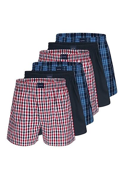 Almonu Boxershorts 6er Pack Web (Spar-Set, 6-St) Boxershorts - Baumwolle - günstig online kaufen