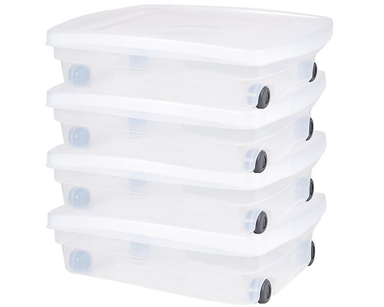 ONDIS24 Aufbewahrungsbox Kunststoffbox, Rollbox, Spielzeugkiste, Aufbewahru günstig online kaufen