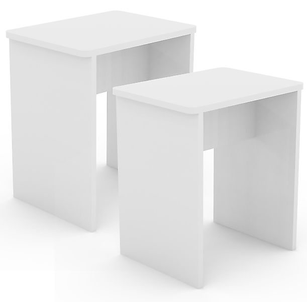 VCM Essgruppe 2er Set Sitzhocker Fußablage günstig online kaufen