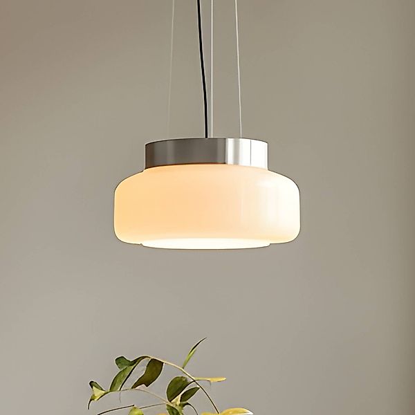 Hängeleuchte BonBon, creme, Ø 25 cm, Glas günstig online kaufen