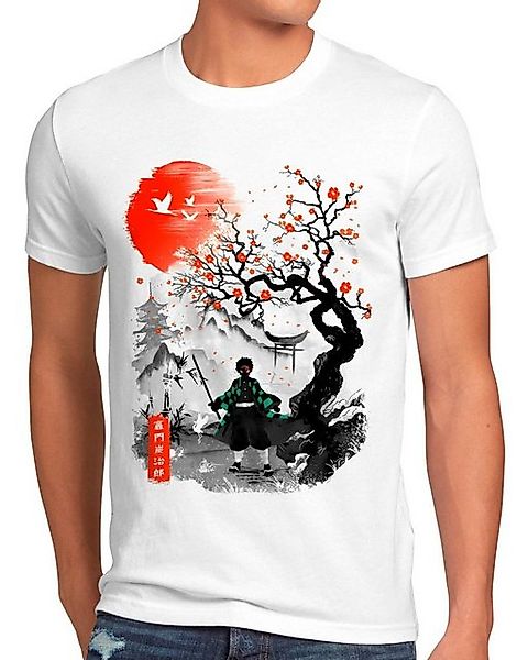 style3 T-Shirt Cherry Blossom Sumiko demon slayer anime japan manga günstig online kaufen