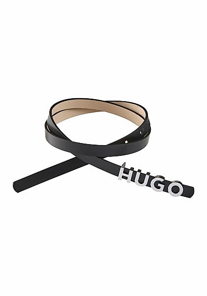 HUGO Ledergürtel "Zula Belt 1,5cm", Verschluss im HUGO Schriftzug günstig online kaufen