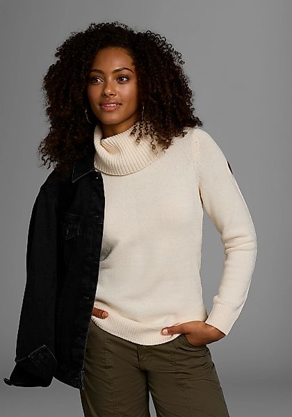 KangaROOS Rollkragenpullover mit Schalkragen, Langarm, Warm & Kuschelig günstig online kaufen