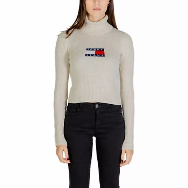 Tommy Jeans Strickpullover TJW MELANGE TRTLNCK FLAG SWEATER mit Logo-Flag günstig online kaufen